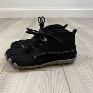 Vibram FiveFingers CVT-Wool 15W5803 Womens Black Lifestyle Shoes EU 38 Sz 7.5 8